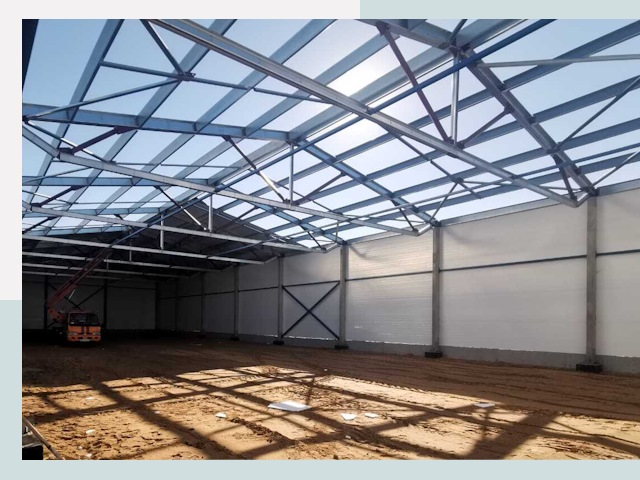 Строительство сенохранилищ в Сасово