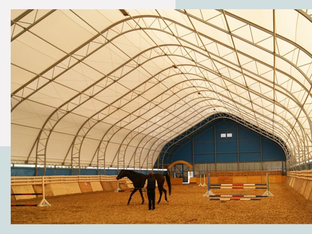 Строительство конных манежей в Сасово