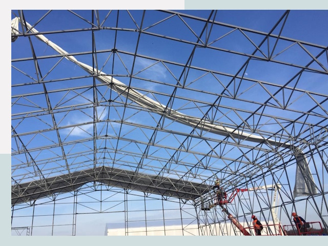 Шатровые ангары от 606 руб. в Сасово и Рязанской области