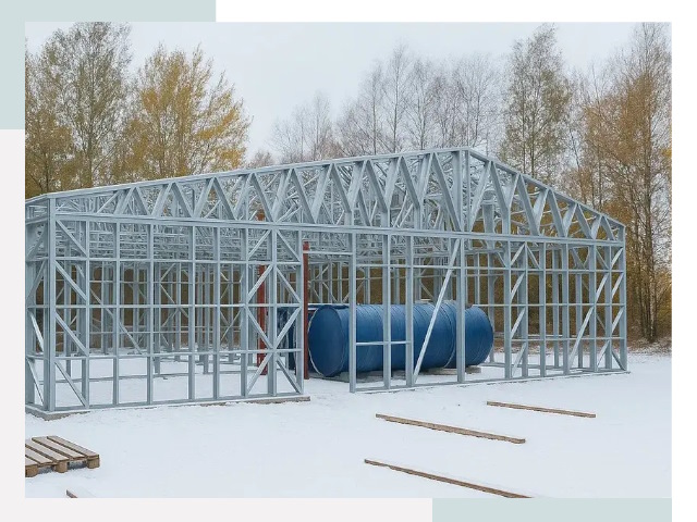 Металлические ангары в Сасово