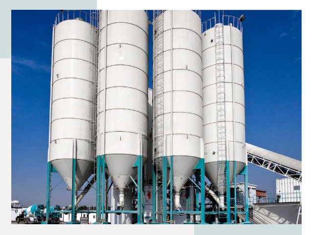 Строительство цементных силосов в Сасово