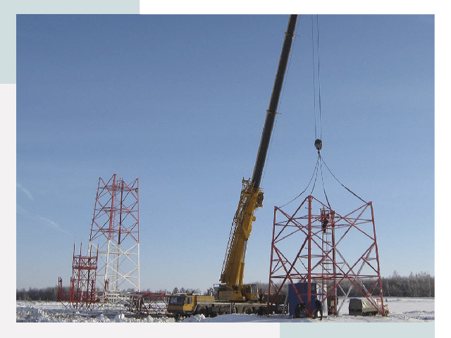 Монтаж вышек связи в Сасово