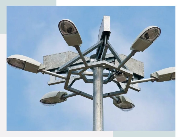 Монтаж осветительных мачт в Сасово