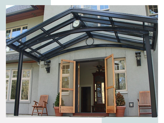 Козырьки металлические в Сасово