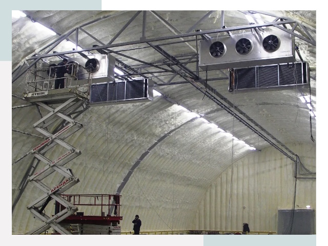 Оснащение ангаров в Сасово