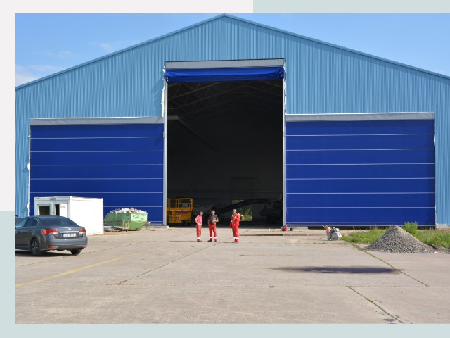 Ангарные ворота в Сасово от СтальСтрой-Ссв по цене 606 руб.