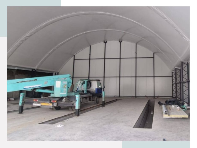 Внутреннее оснащение ангаров в Сасово