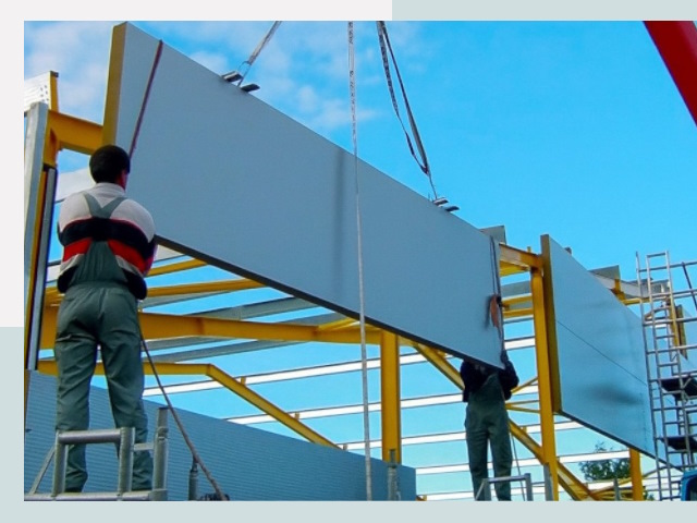 Монтаж сэндвич-панелей в Сасово от 606 руб.