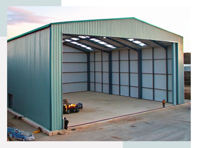 Строительство ангаров в Сасово